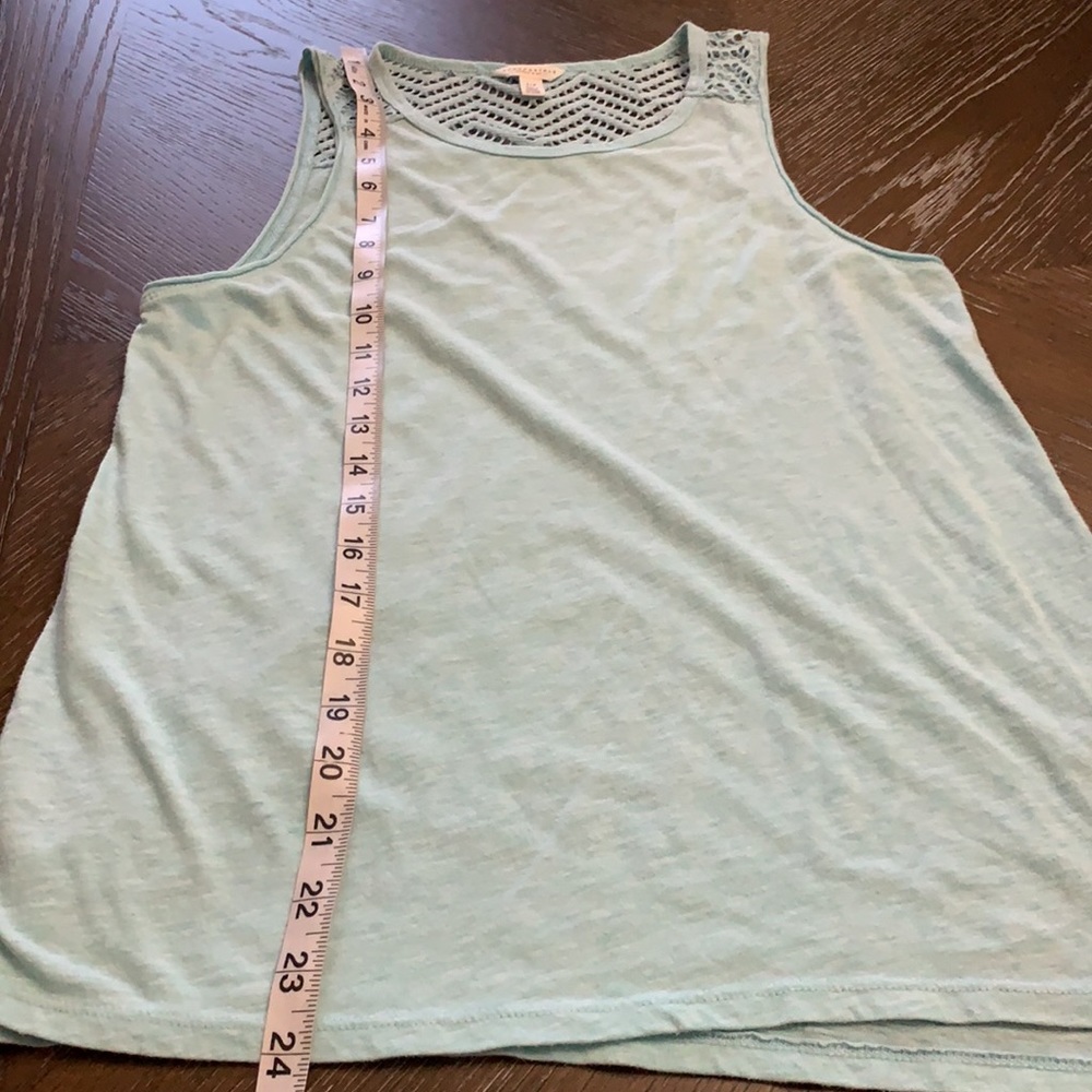 Aeropostale light turquoise tank top - Picture 17 of 17